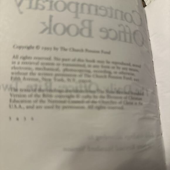 Contemporary Office Book: New Revised Standard Version by Church Publishing - Picture 7 of 11